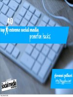 Top 10 extreme social media promotion tips