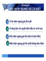 Bài giảng tài chính quốc tế chương 6   TS  lê tuấn lộc