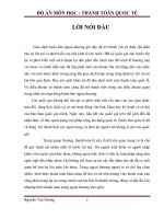 đồ án thanh toán quốc tế