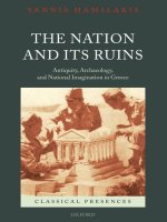 the nation and its ruins antiquity archaeology and national imagination in greece sep 2007
