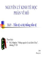 Hệ thống tiền tệ trong kinh tế vĩ mô