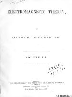 heaviside oliver - electromagnetic theory vol 3