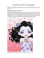 Chọn kiểu tóc cá tính cho 12 cung hoàng đạo