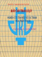 NGHIÊN CỨU TÌM HIỂU VỀ CÁC THẢM HỌA THIÊN THẠCH HỌA THIÊN THẠCH