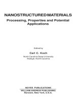 nanostructured materials. processing, properties and potential applications, 2002, p.625