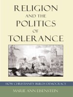 baylor university press religion and the politics of tolerance how christianity builds democracy jan 2008