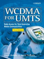 wcdma for umts radio access for third generation mobile communications