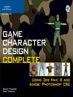 game character design complete using 3ds max 8 and adobe photoshop cs2