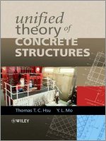 Unified theory of concrete structures thomas hsu