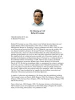 the meaning of it all - feynman