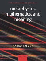 metaphysics mathematics and meaning philosophical papers feb 2006
