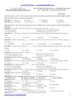 đề thi thử đại học lần 1. năm học 2013 - 2014 - phan đăng lưu