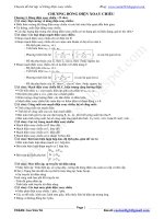 Chuyên đề dòng điện Xoay chiều