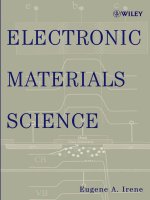 electronic materials science