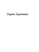 fieser - organic experiments 7e [chemistry] (heath, 1992)