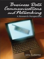 business data communications and networking a research perspective