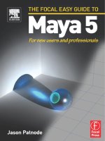 focal easy guide to maya 5 for new users and professionals for new users and professionals