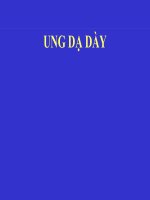 Bài giảng ung thư dạ dày   đh y dược