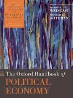 the oxford handbook of political economy oct 2006