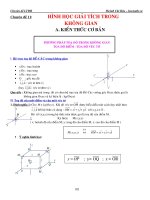 ÔN THI ĐẠI HỌC CHUYÊN ĐỀ 11 HÌNH HỌC GIẢI TÍCH TRONG KHÔNG GIAN