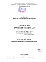 Chuyên đề số 5 Cấp phối bê tông đầm lăn thi công đập Định Bình