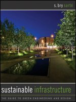 sustainable infrastructure  the guide to green engineering and design - s. bry sarte