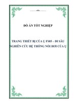 Đồ án tốt nghiệp: Trang thiết bị của Ụ FS05 đi sâu nghiên cứu hệ thống nồi hơi của Ụ