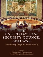 the united nations security council and war the evolution of thought and practice since 1945 aug 2008