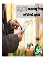 Digital Marketing trong một doanh nghiệp