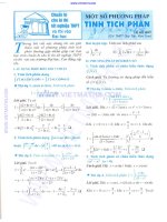 Một số phương pháp tính tích phân  Lê Hồ Quý  Kon Tum