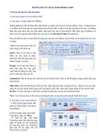 HƯỚNG DẪN SỬ DỤNG POWERPOINT 2007