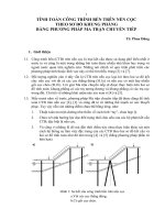 Tính toán công trình bên trên nền cọc