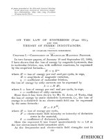 steinmetz cp  on the law of hysteresis part 3
