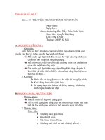 Giáo án thư viện và chương trình con