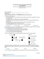 Đề thi thử môn Sinh cực hay