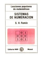 sistema de numeracion