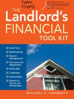 the landlord’s financial tool kit