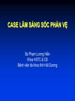 case lâm sàng sock phản vệ
