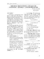 ĐÁNH GIÁ KHẢ NĂNG CHỐNG CHỊU của cây lúa đối với BỆNH lùn lúa cỏ, lùn XOẮN lá ở ĐỒNG BẰNG SÔNG cửu LONG