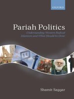 pariah politics understanding western islamist extremism and what should be done jan 2009