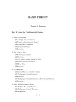 Game theory  - Lý thuyết trò chơi