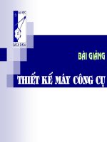 Thiết kế máy công cụ