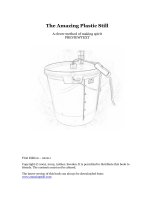 amazing plastic still clever method of making spirit