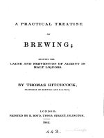 hitchcock - 1842 - the cause and prevention of acidity in malt liquors