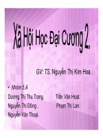 Thuyết trình: Hành động xã hội, kiểm soát xã hội