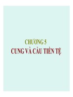 Bài giảng lý thuyết tài chính tiền tệ chương 5   phạm đặng huấn