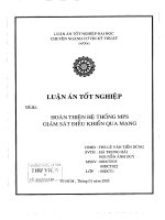 Hoàn thiện hệ thống MPS giám sát và điều khiển qua mạng