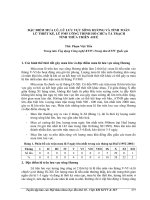 ĐẶC điểm mưa lũ và lũ lưu vực SÔNG HƯƠNG và TÍNH TOÁN  lũ THIẾT kế  lũ PMF CÔNG TRÌNH hồ CHỨA tả TRẠCH  TỈNH THỪA THIÊN   HUẾ