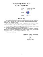 THIẾT KẾ HỆ THỐNG HVAC VỚI REVIT MEP 2010