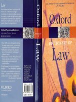 a dictionary of law jul 2003
